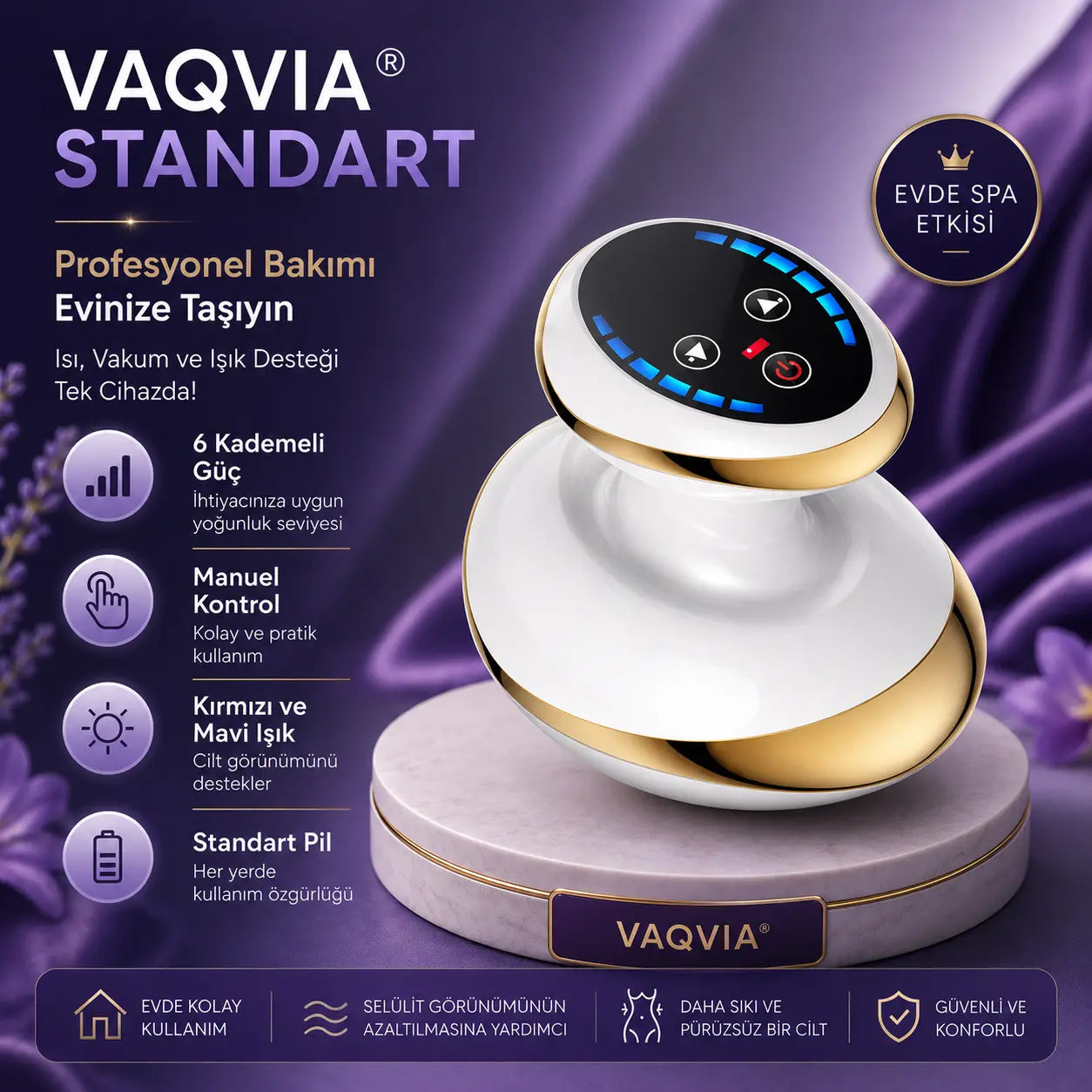 VAQVIA® Isıtmalı Vakum Masaj Cihazı VAQVIA