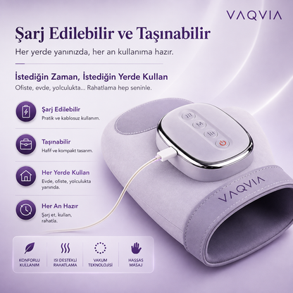 VAQVIA El & Bilek Isıtmalı Masaj Cihazı