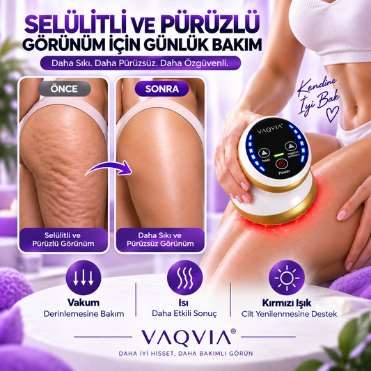 VAQVIA® Isıtmalı Vakum Masaj Cihazı