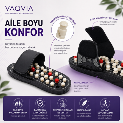 VAQVIA Akupresür Ayak Masaj Terliği