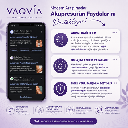 VAQVIA Akupresür Ayak Masaj Terliği
